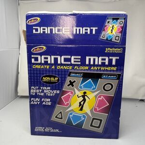 2005 Intec PlayStation 1 And PlayStation 2 DDR Dance Mat Open Box
